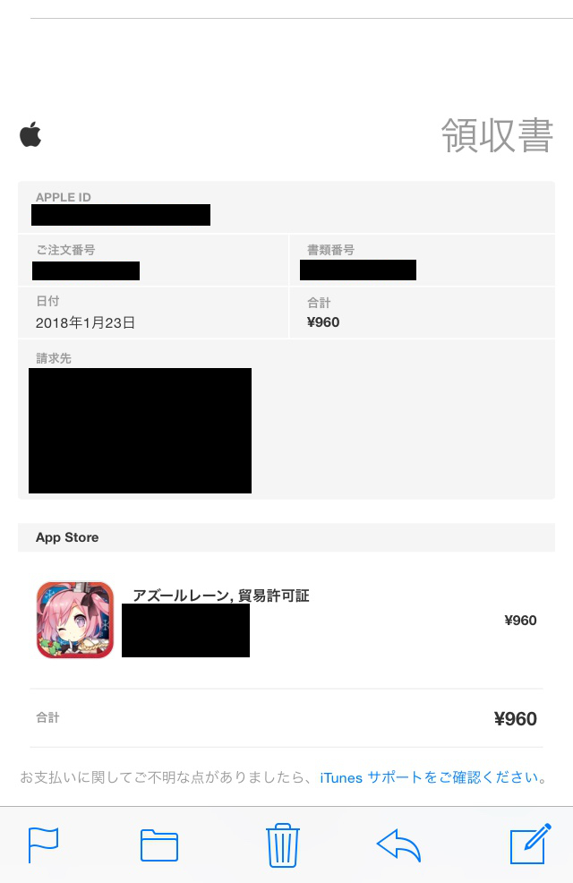 購入メール