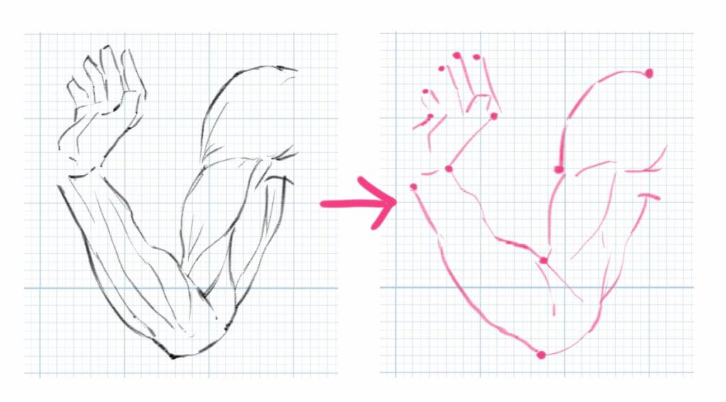方眼紙で描く